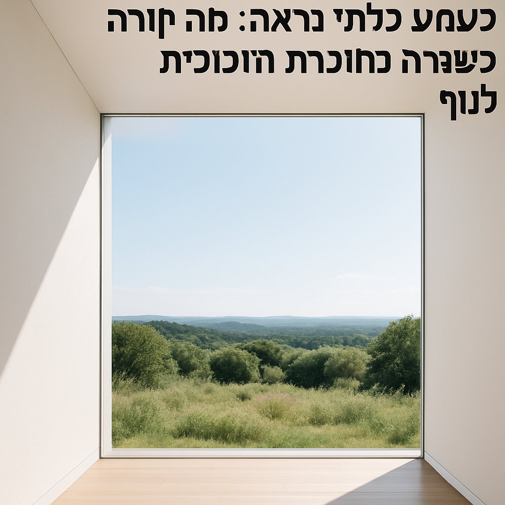 חלון כמעט בלתי נראה מה קורה כש